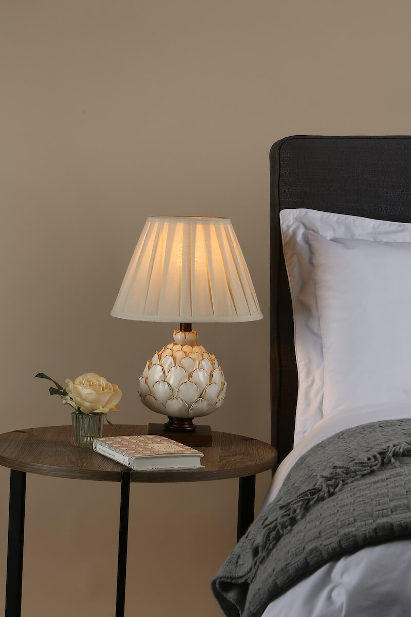 Layer Small Table Lamp Cream With Shade - Image 2