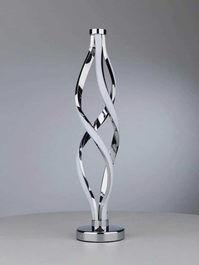 Jive LED Table Lamp Aluminium & Opal - Image 2