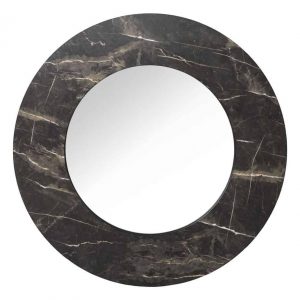 JUVAN DARK MARBLE MIRROR 80CM