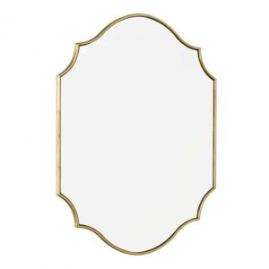 Ruggiero Rectangle Mirror With Gold Detail