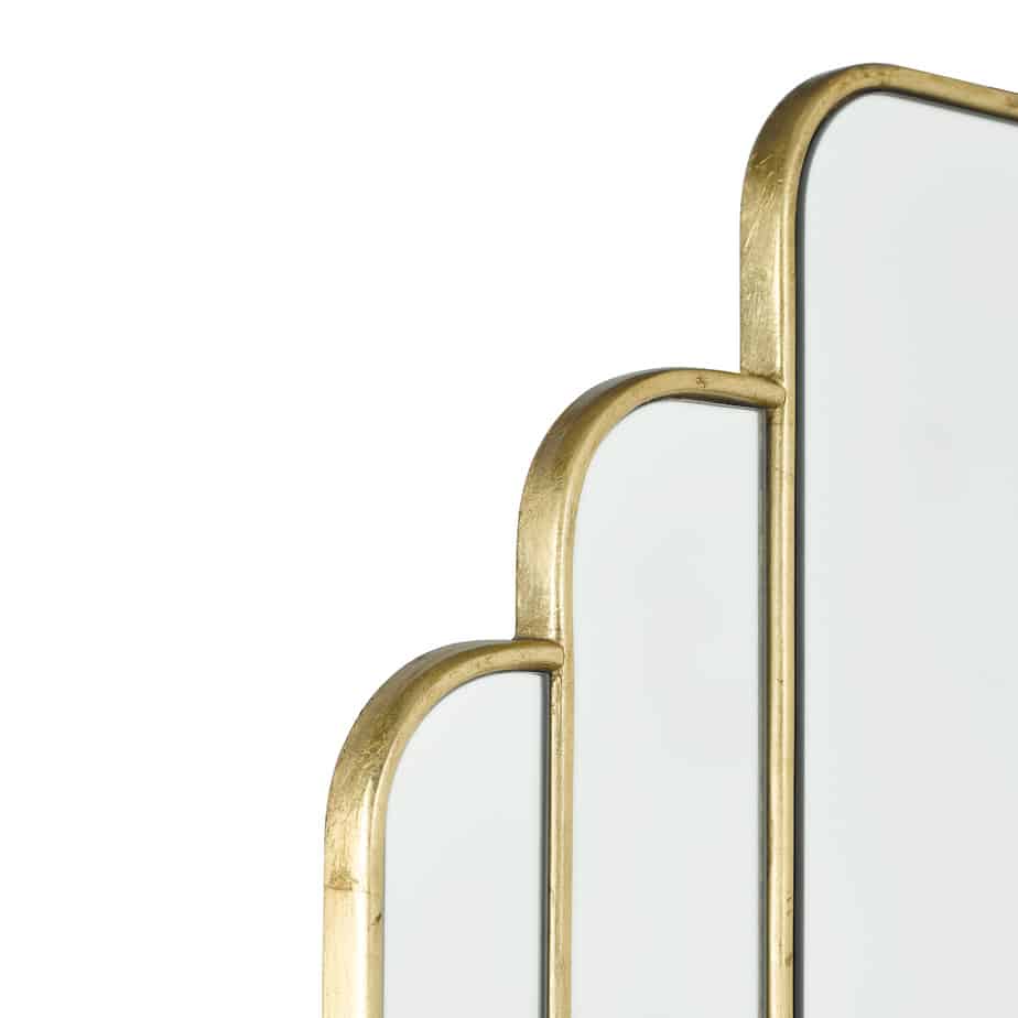 Skovgaard Rectangle Mirror With Gold Detail - Image 2