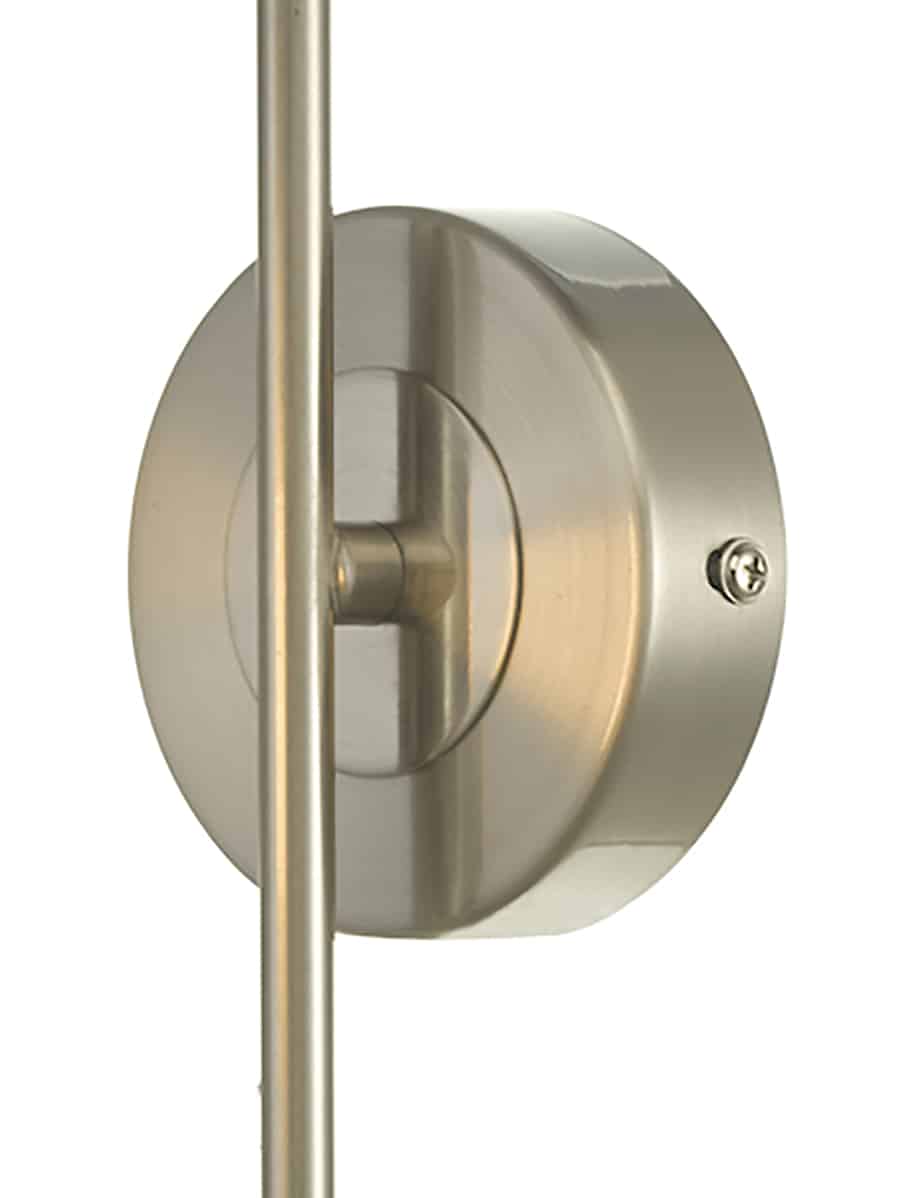 Kiefer 1 Light Wall Light Satin Chrome - Image 2