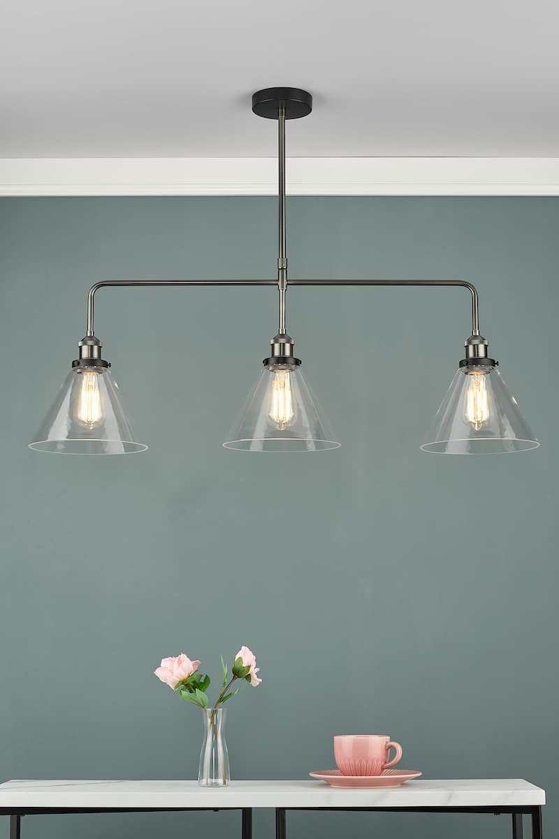 Ray 3 Light Bar Pendant Antique Nickel - Image 2