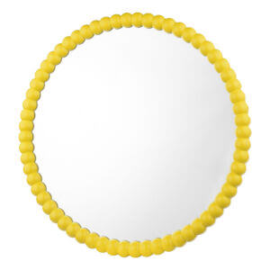 Ruan Yellow Round Mirror