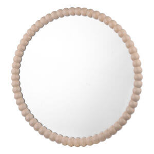 Ruan Cream Round Mirror