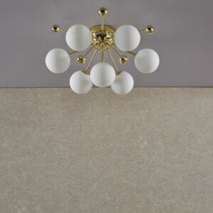 Ursa 7 Light Polished Gold Flush