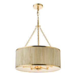Fenella 5 Light Gold Pendant