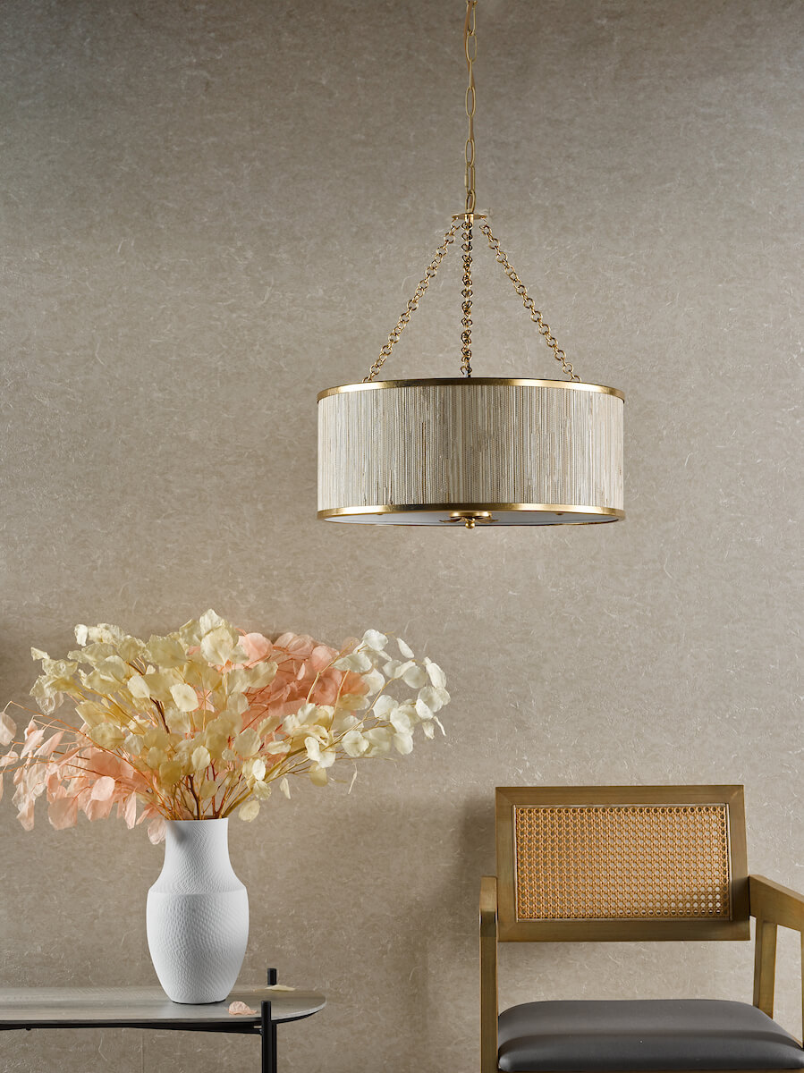 Fenella 5 Light Gold Pendant - Image 2