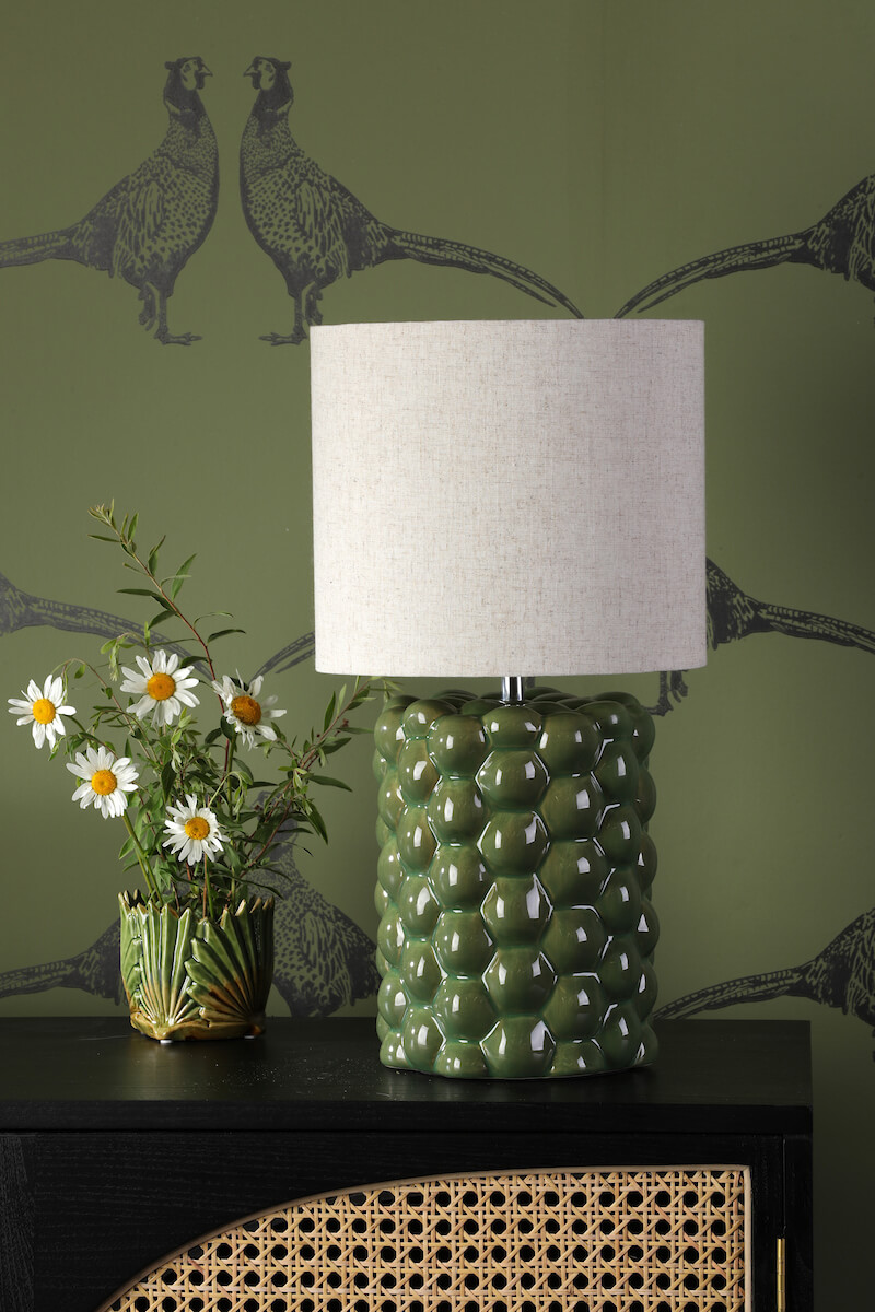 Jayden Green Bobble Table Lamp - Image 2