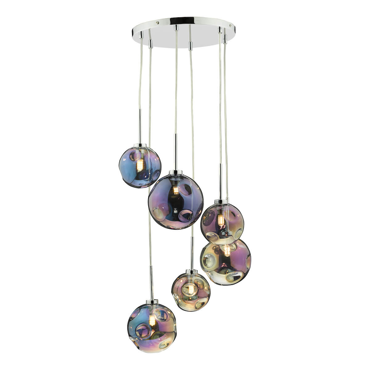 Mira 6 Light Cluster Pendant - Image 2