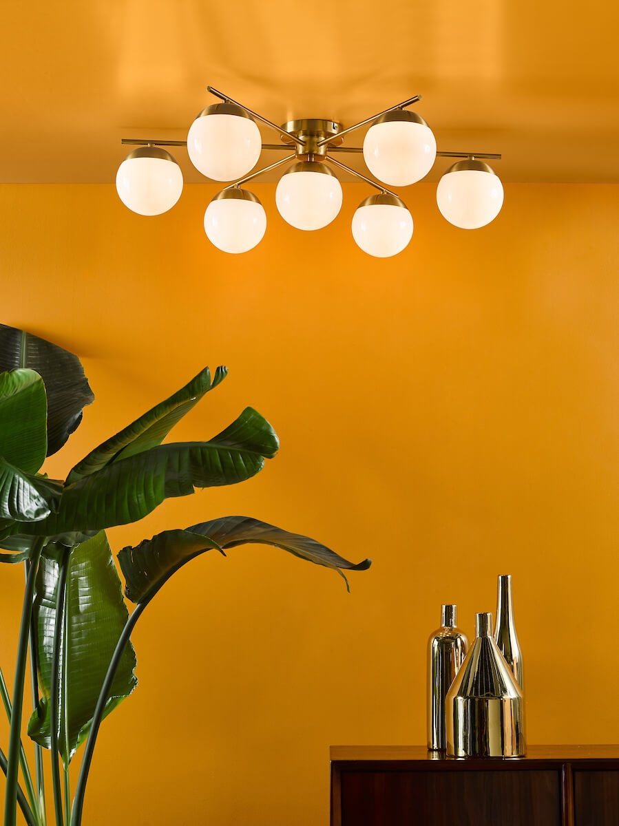 Bombazine 7 Light Semi Flush - Image 3