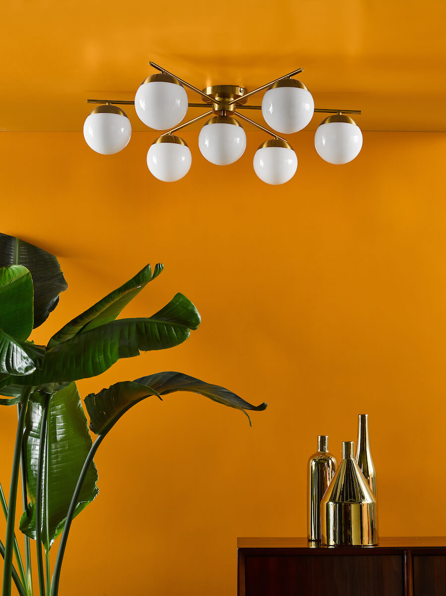 Bombazine 7 Light Semi Flush - Image 2