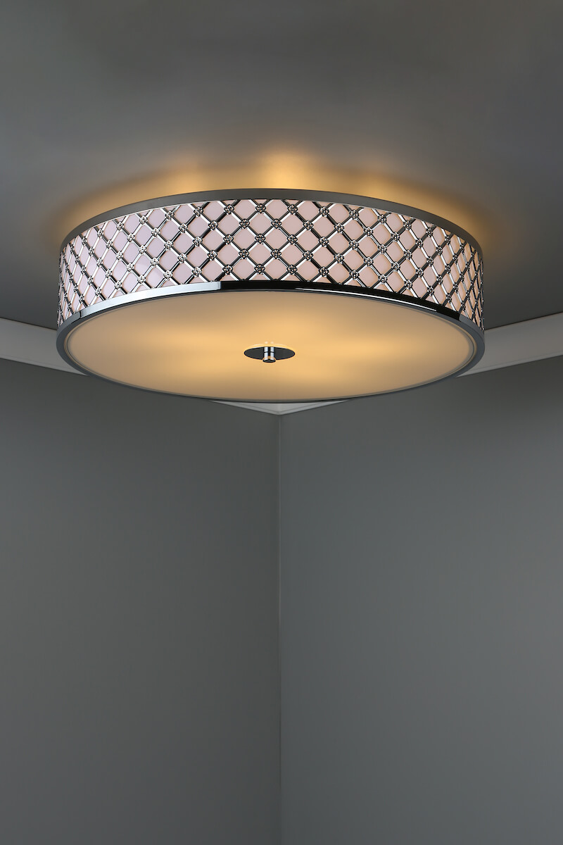 Civic 5 Light Flush Large Polished Chrome - Image 3