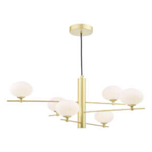 Jasper Gold 6 Light Pendant