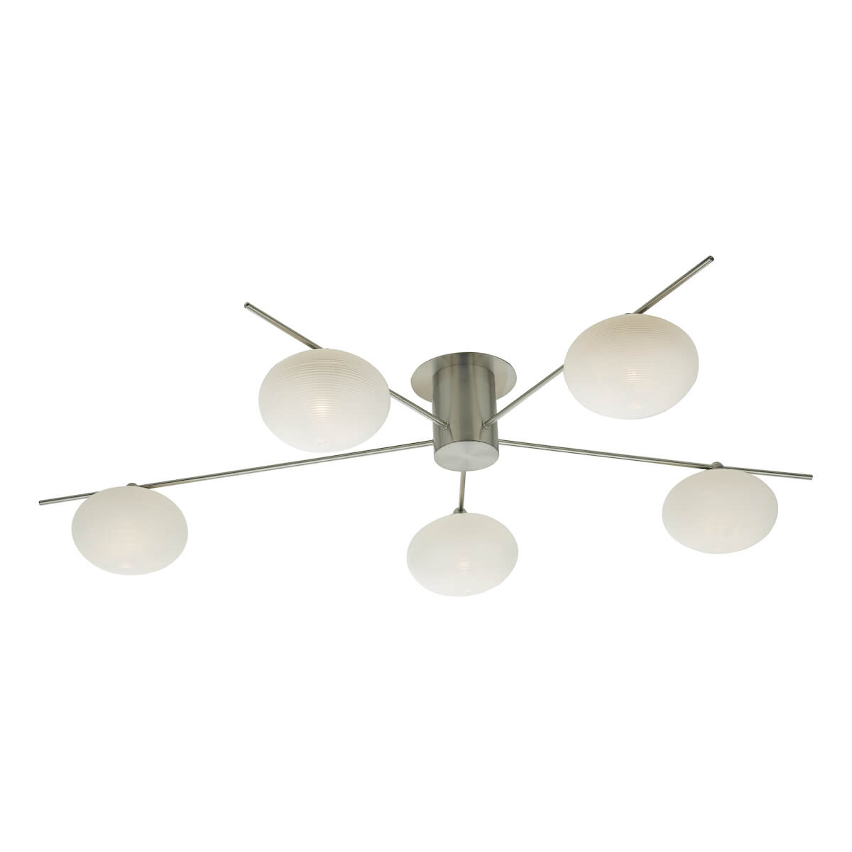 Jasper Nickel 5 Light Semi Flush - Image 2