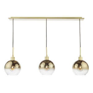 Lycia Gold 3 Light Bar Pendant