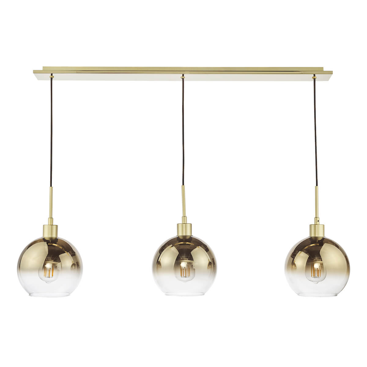 Lycia Gold 3 Light Bar Pendant