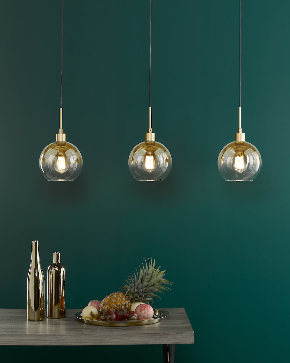 Lycia Gold 3 Light Bar Pendant - Image 2