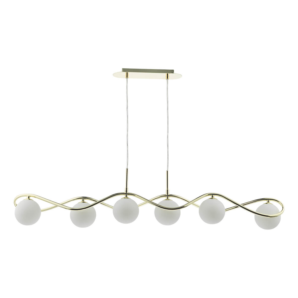 Lysandra 6 Light Bar Pendant Polished Gold - Image 2