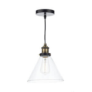Ray Single Pendant Antique Brass