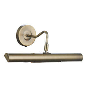 Onedin 2lt Picture Light Antique Brass