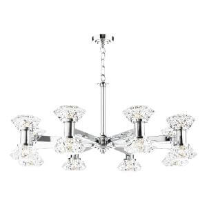 Tiana 16 Light Armed Pendant Polished Chrome